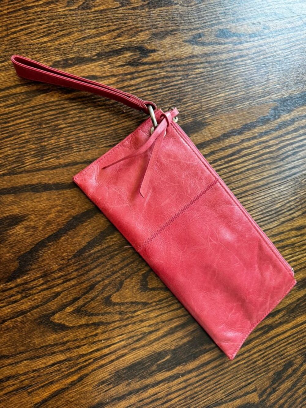 HOBO Vida Leather Wristlet - Limited Edition Cherry Blossom Pastel Pink